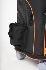 4 Tekerlekli Kedi Ve Köpek Taşıma Çantası Frenli Tekerlekli