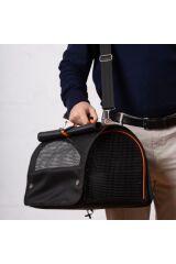 Yıkanabilir Plastik Fileli Kedi Köpek Taşıma Çantası Flybag Model