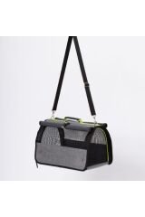 Yıkanabilir Plastik Fileli Kedi Köpek Taşıma Çantası Flybag Model