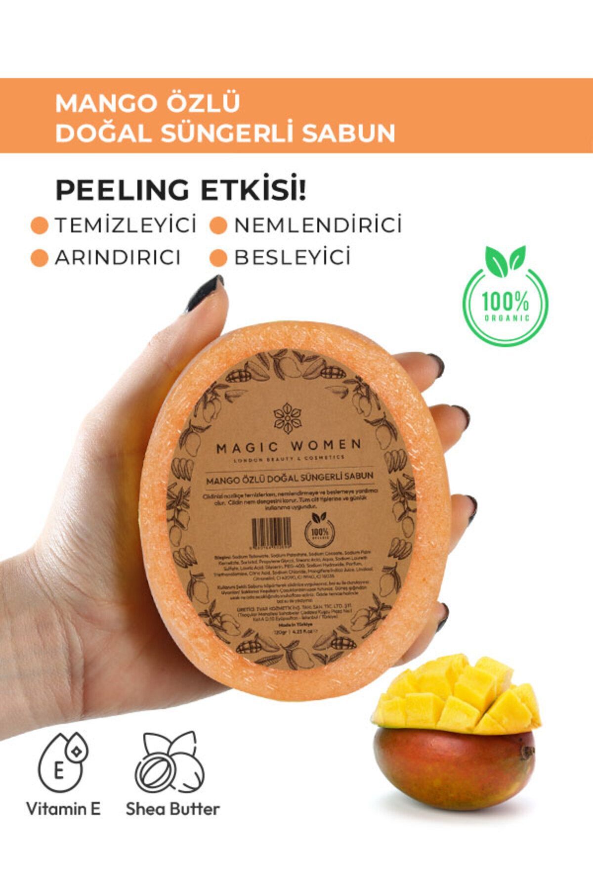 Mango Özlü Doğal Süngerli Sabun - 120gr