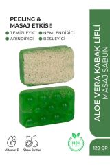 Aleovera Özlü Doğal Kabak Lifli Sabun - 120 gr