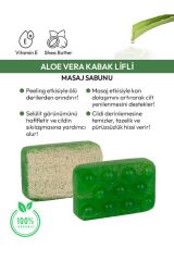 Aleovera Özlü Doğal Kabak Lifli Sabun - 120 gr