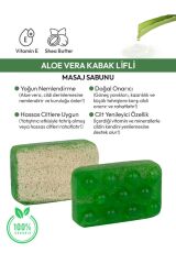Aleovera Özlü Doğal Kabak Lifli Sabun - 120 gr