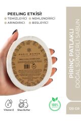 Magic Women Süngerli Doğal Sabun Pirinç Patlağı – 120 gr