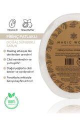 Magic Women Süngerli Doğal Sabun Pirinç Patlağı – 120 gr