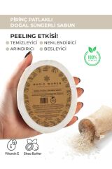 Magic Women Süngerli Doğal Sabun Pirinç Patlağı – 120 gr