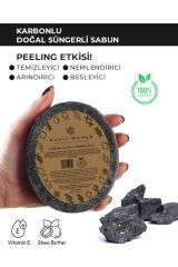 Magic Women Süngerli Doğal Sabun Karbon - 120gr