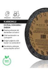 Magic Women Süngerli Doğal Sabun Karbon - 120gr