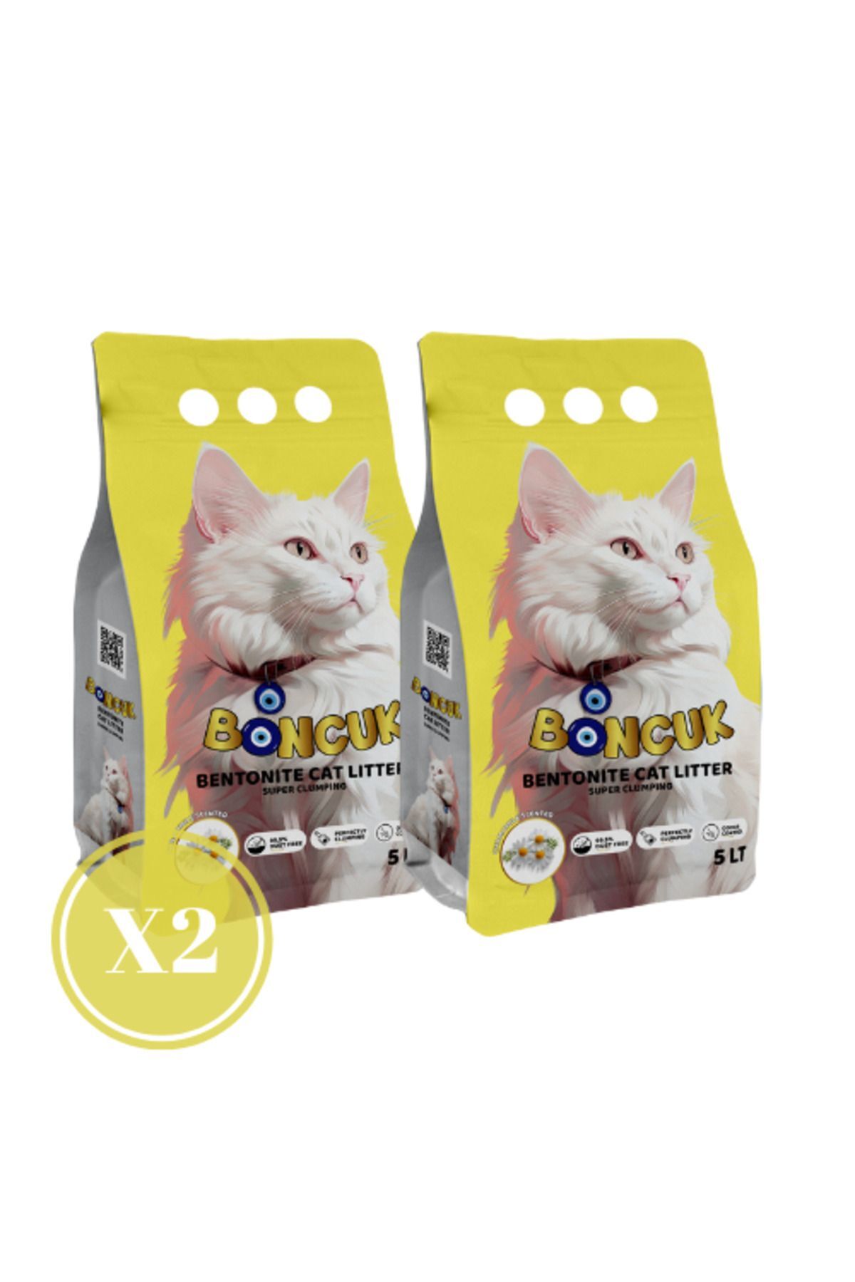 Papatya Kokulu 5l X 2 Kedi Kumu