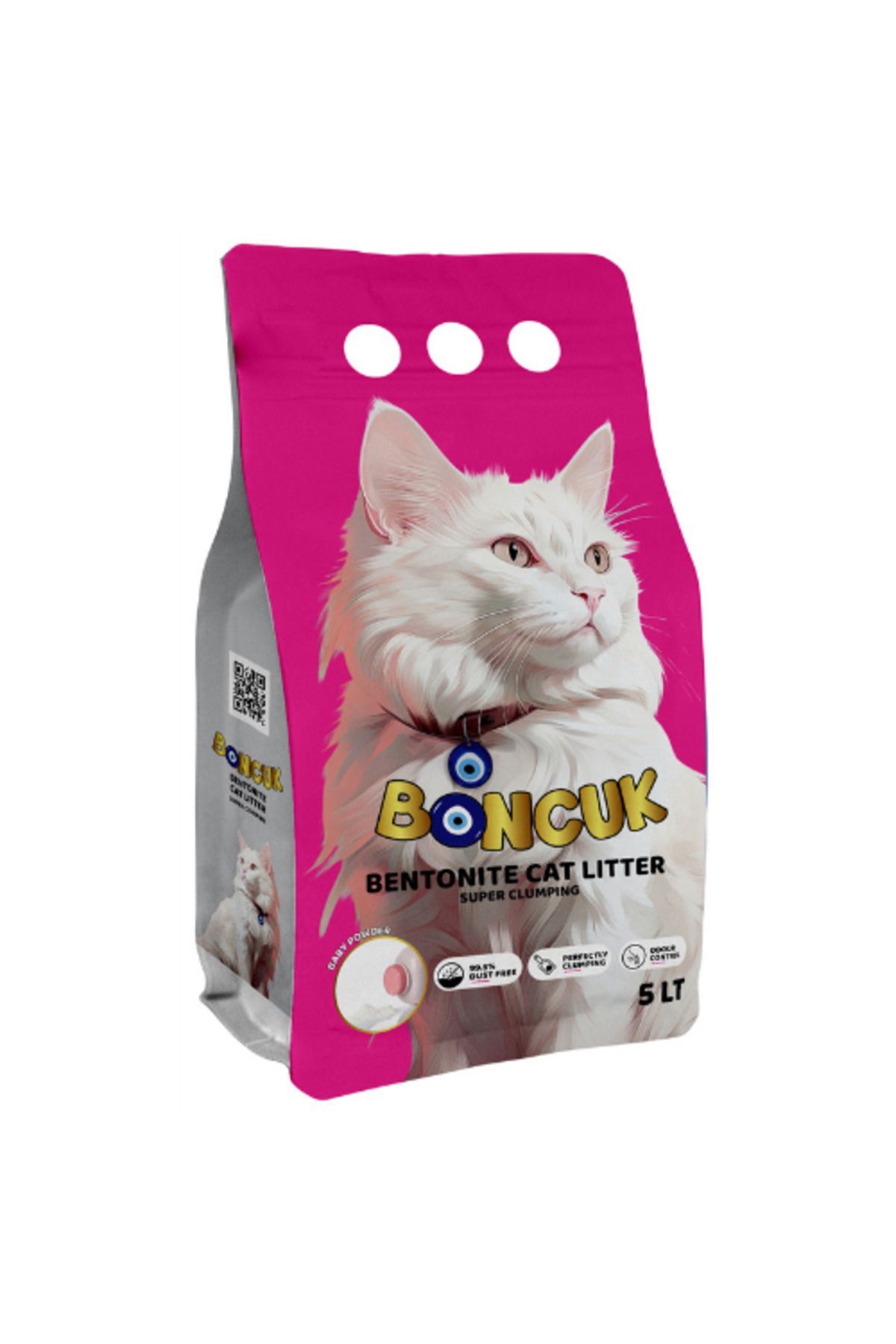 Bebek Pudrası Kokulu 5l Kedi Kumu