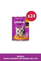 Tavuklu Konserve Kedi Maması 400 gr 24x