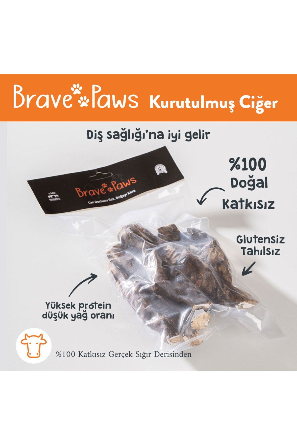 kurutulmuş Dana Ciğer Stick 100 Gram Köpek Ödül Maması