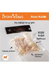 Kurutulmuş Kuzu Kulak 100gr - %100 Doğal Köpek Ödül Maması