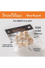 Dana Kuyruk Disk 100 GRAM %100 Doğal Köpek Ödül Maması